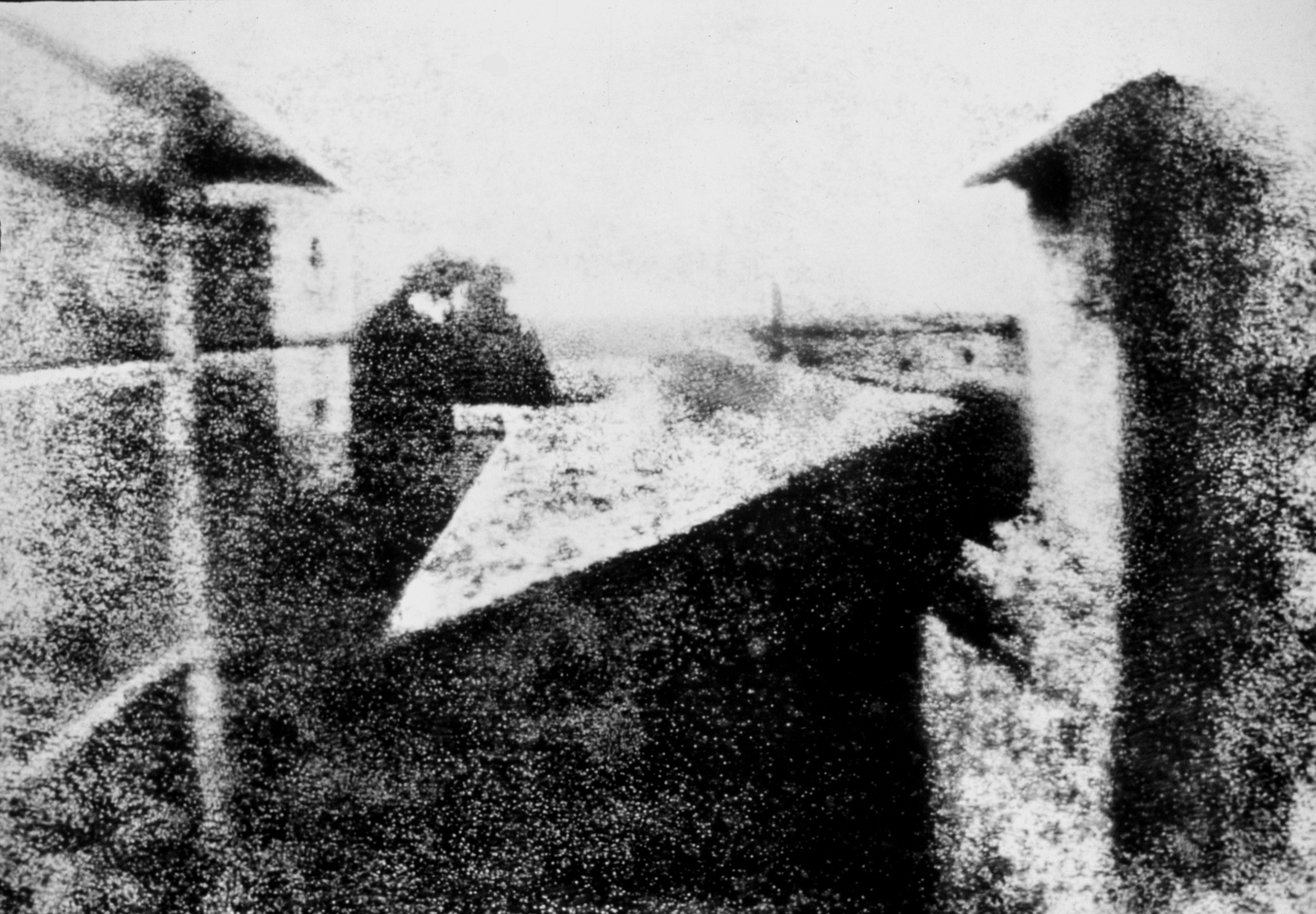 Point de vue du Gras, photographie historique de Nicéphore Niépce